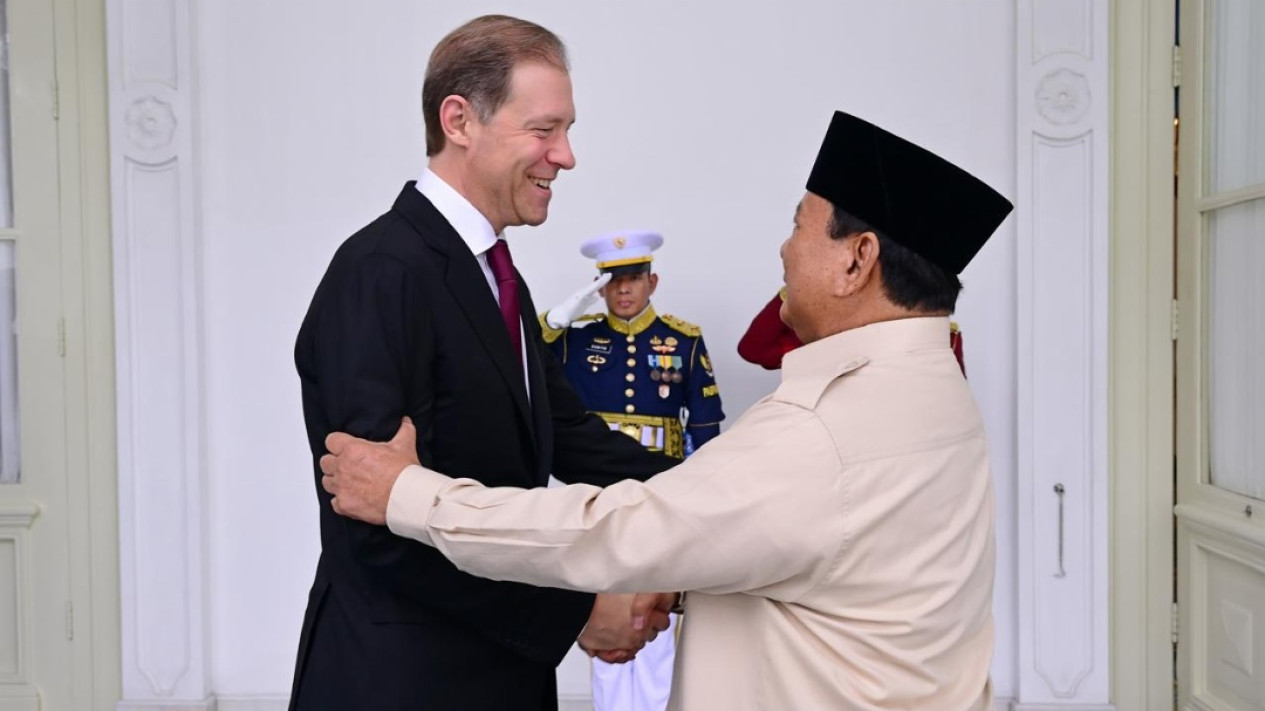 Pertemuan Presiden RI Prabowo dengan Wakil Pertama PM Rusia