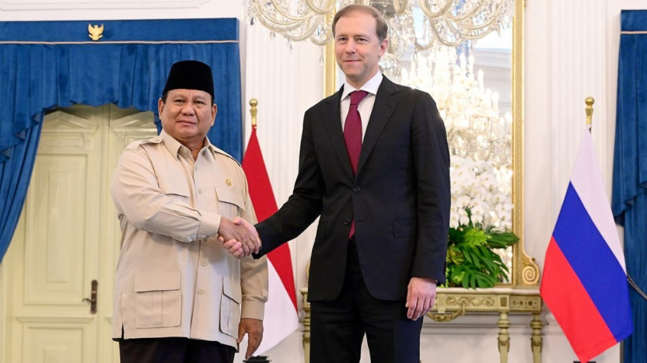 Pertemuan Presiden RI Prabowo dengan Wakil Pertama PM Rusia