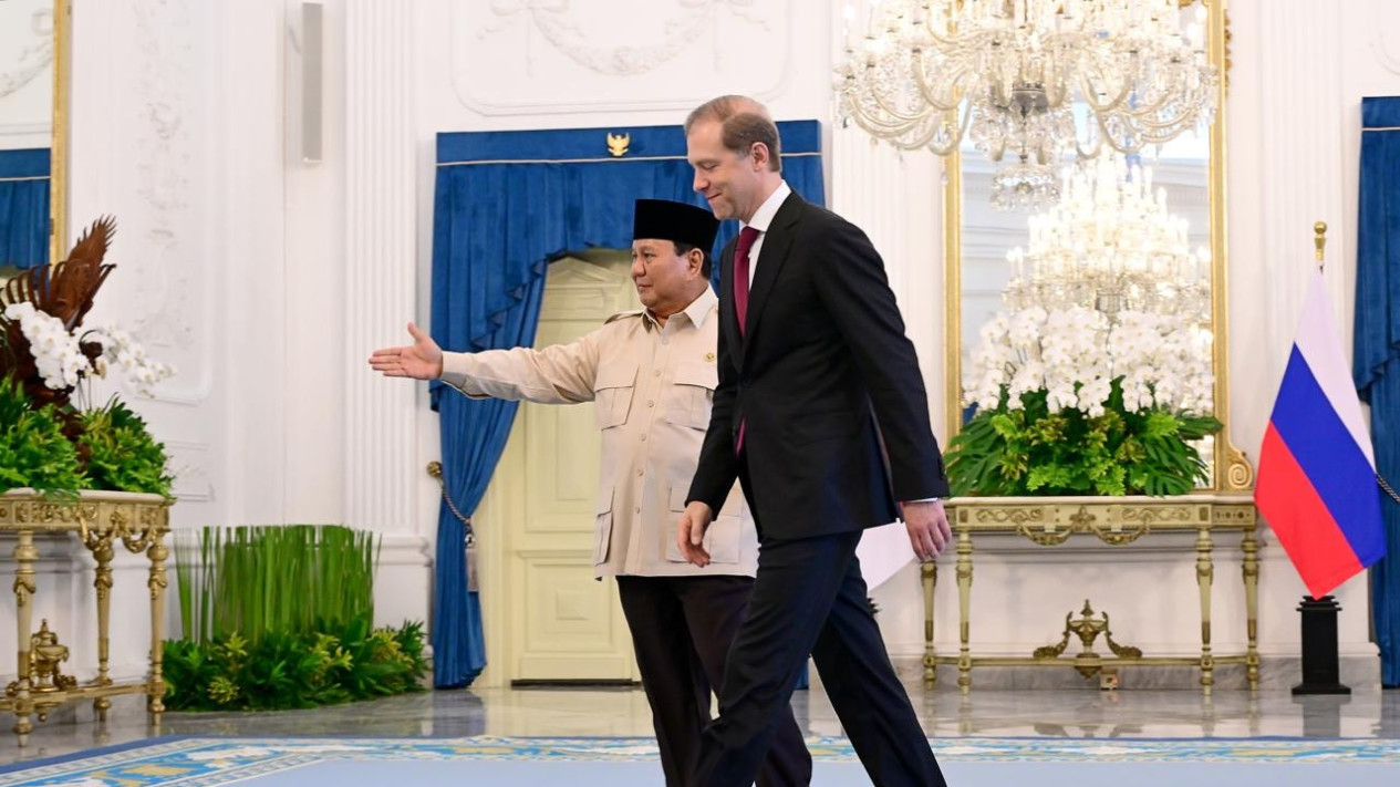 Pertemuan Presiden RI Prabowo dengan Wakil Pertama PM Rusia