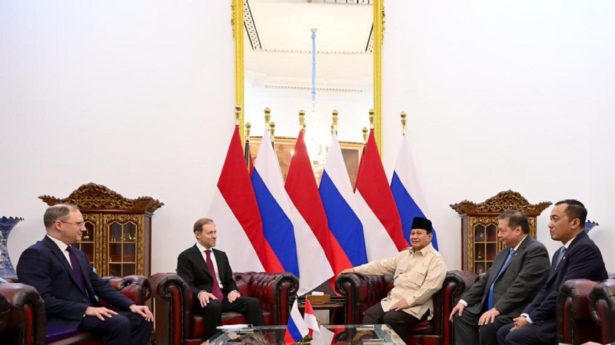Pertemuan Presiden RI Prabowo dengan Wakil Pertama PM Rusia