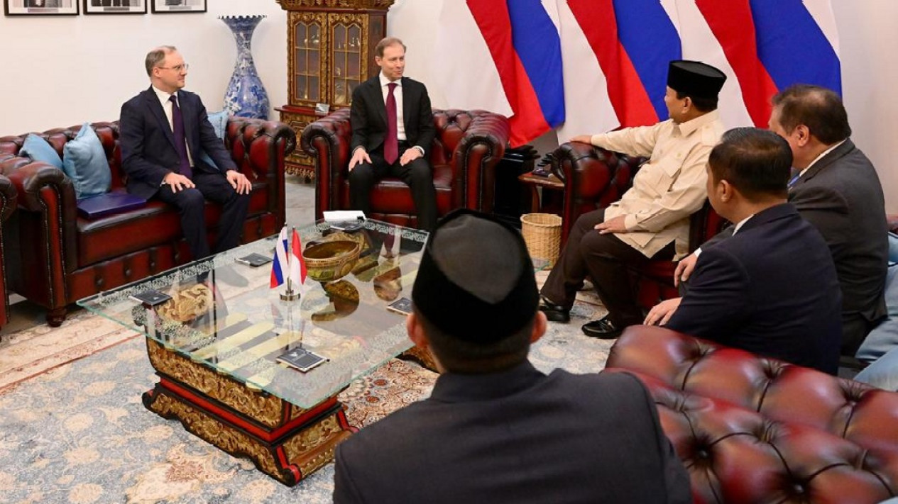 Pertemuan Presiden RI Prabowo dengan Wakil Pertama PM Rusia