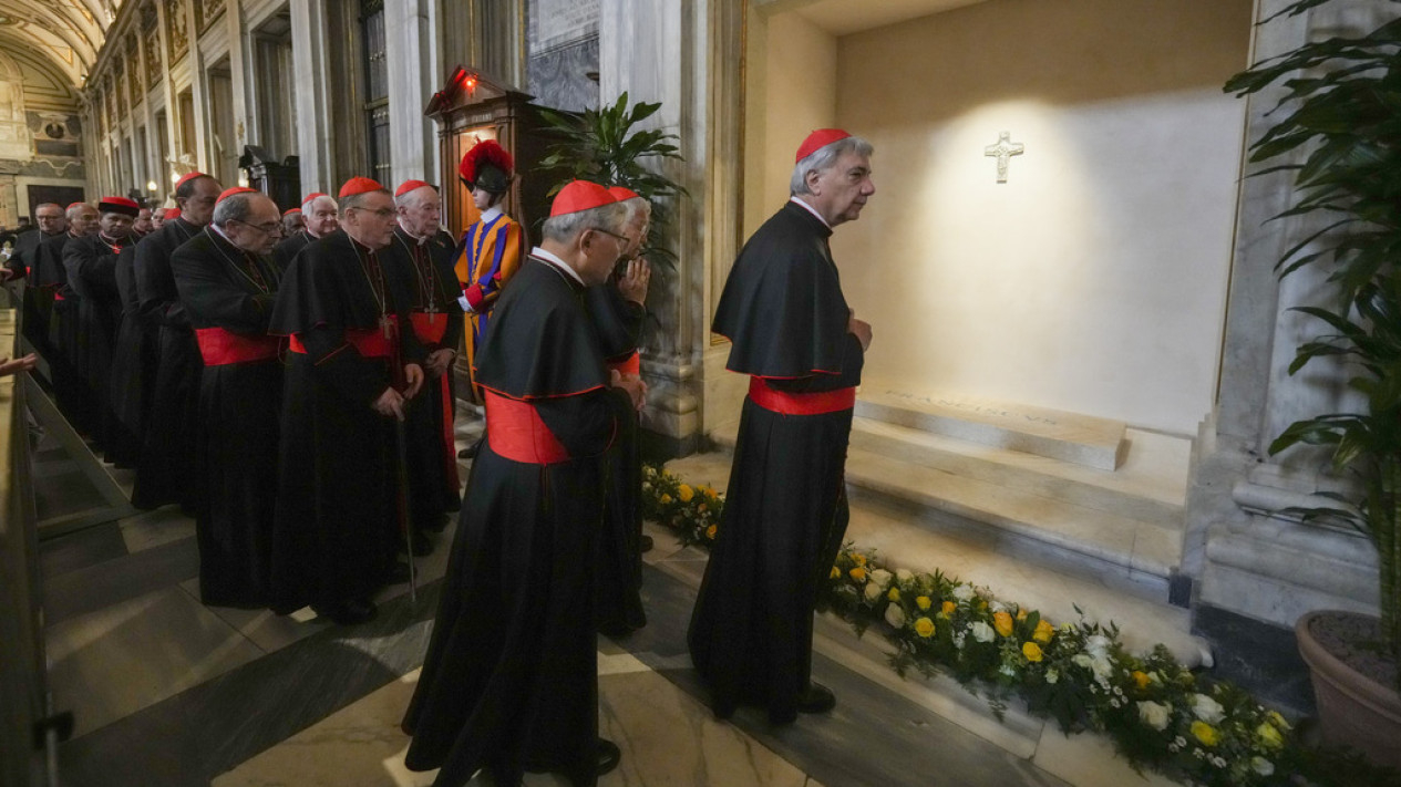 Potret Makam Paus Fransiskus di Gereja Santa Maria Maggiore