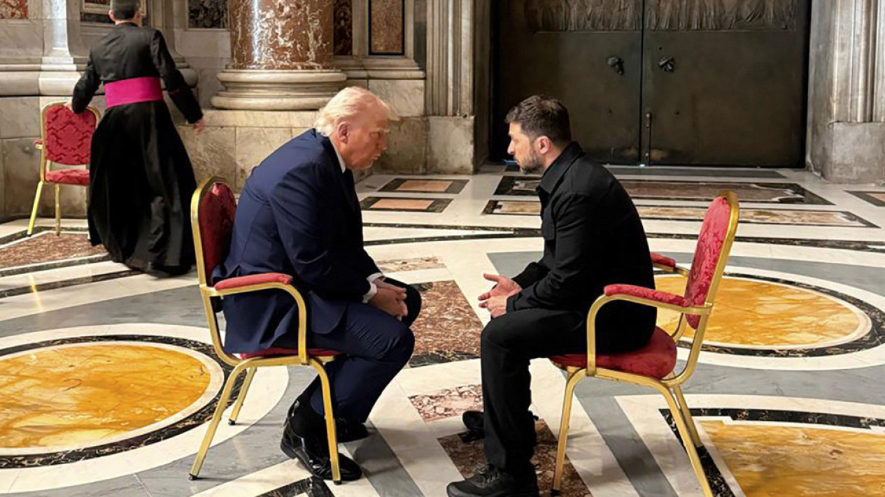 Momen Trump dan Zelenskyy Mode Saat Hadiri Pemakaman Paus
