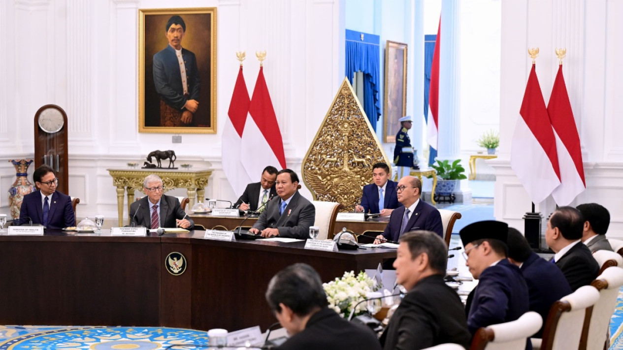 Pertemuan Presiden Prabowo dan Bill Gates di Istana Negara