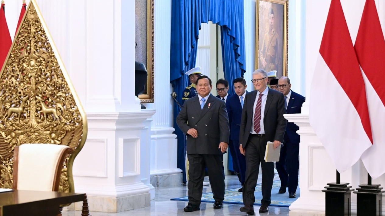 Pertemuan Presiden Prabowo dan Bill Gates di Istana Negara