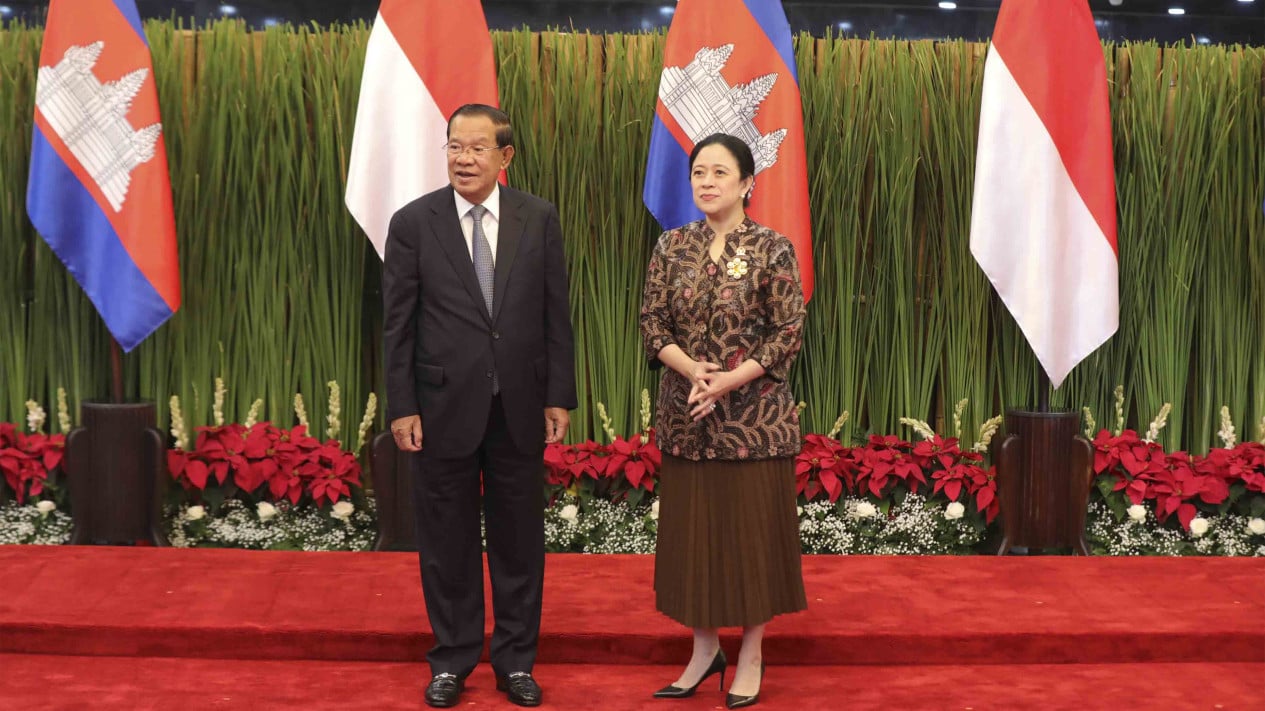 Pertemuan Presiden Senat Kerajaan Kamboja dengan Ketua DPR