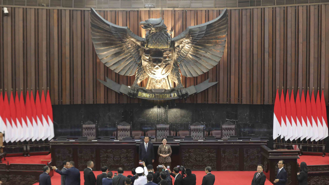 Pertemuan Presiden Senat Kerajaan Kamboja dengan Ketua DPR