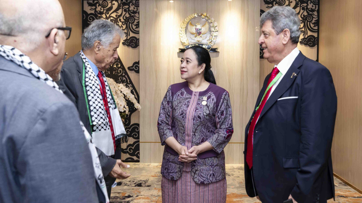 Pertemuan Delegasi Palestina dengan Ketua DPR RI