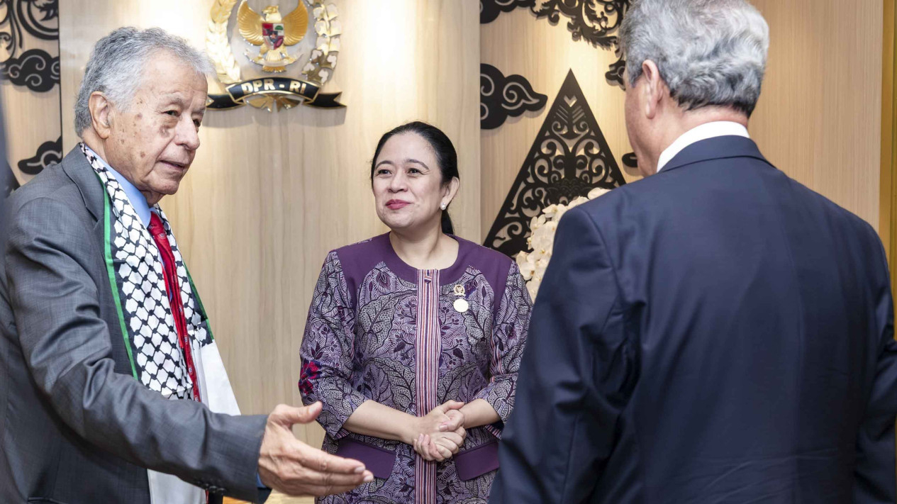 Pertemuan Delegasi Palestina dengan Ketua DPR RI