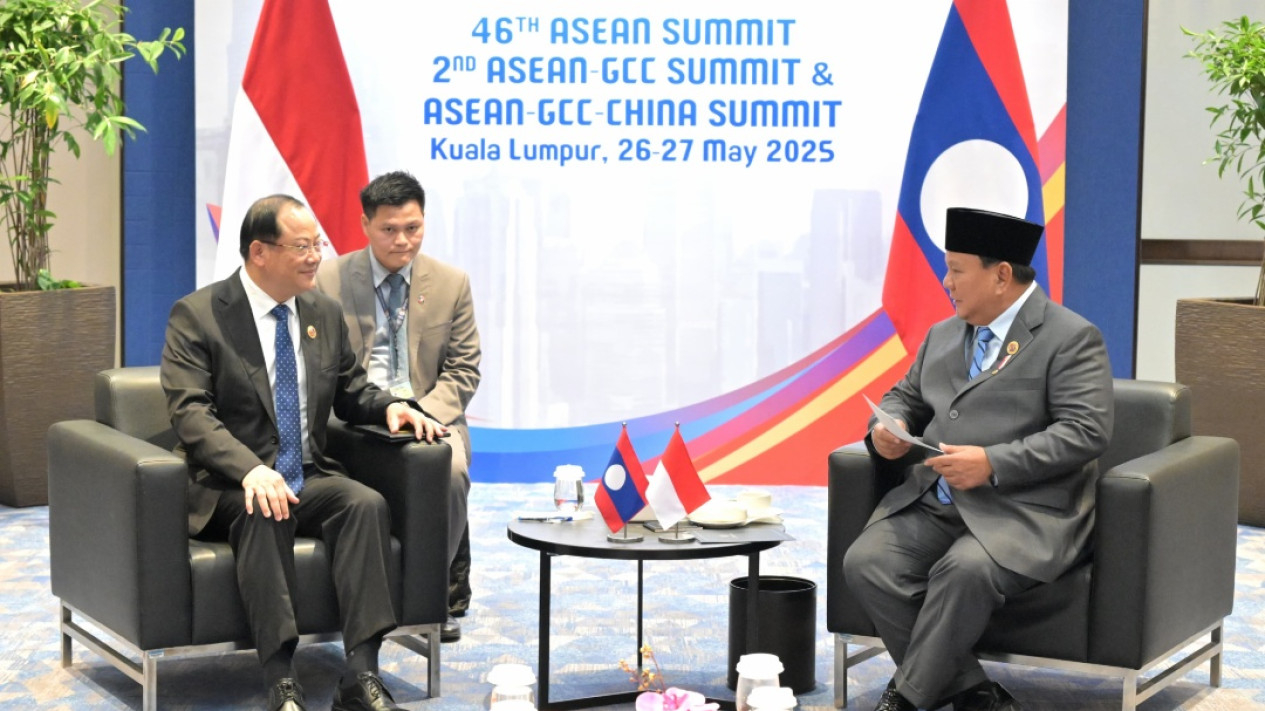 Pertemuan Bilateral Presiden Prabowo dengan PM Laos