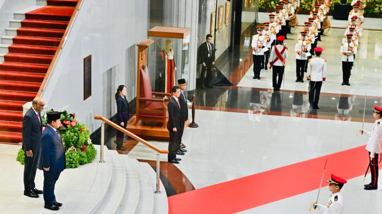 Pertemuan Presiden Prabowo dan Presiden Singapura