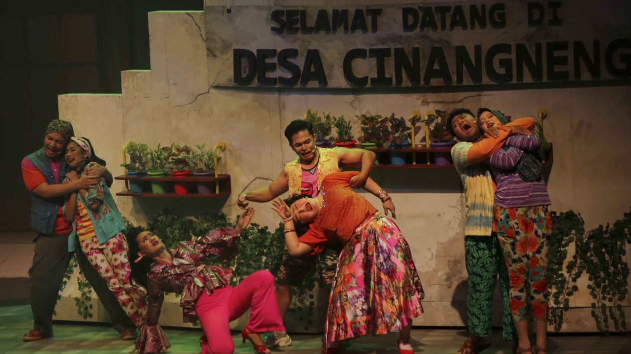 Pertunjukan Panggung Musikal Keluarga Cemara