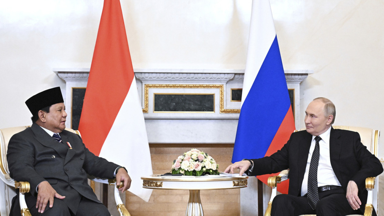 Momen Akrab Vladimir Putin dengan Presiden Prabowo