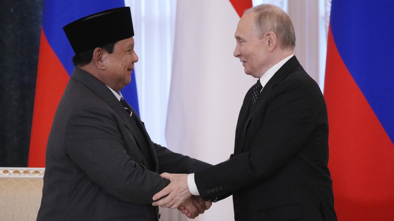 Momen Akrab Vladimir Putin dengan Presiden Prabowo