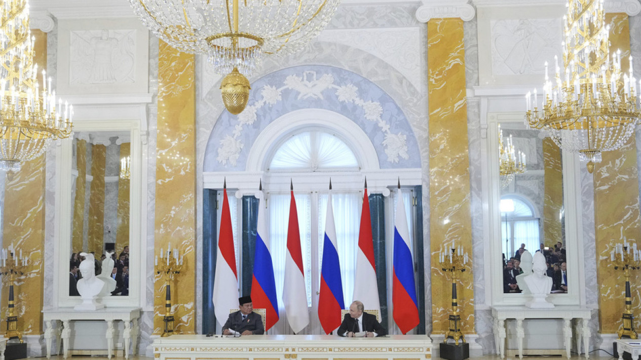Pertemuan Presiden Prabowo dengan Presiden Rusia Putin