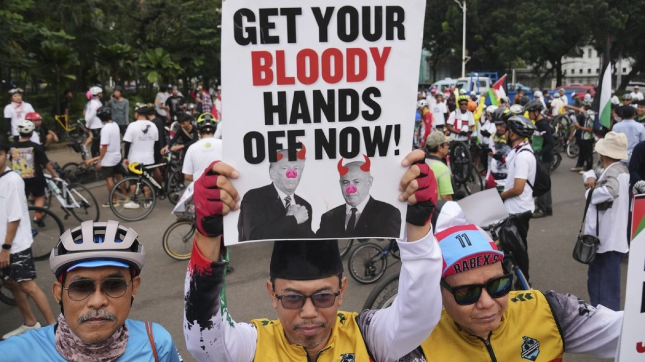 Aksi Berkendara Untuk Dukung Warga Gaza Palestina