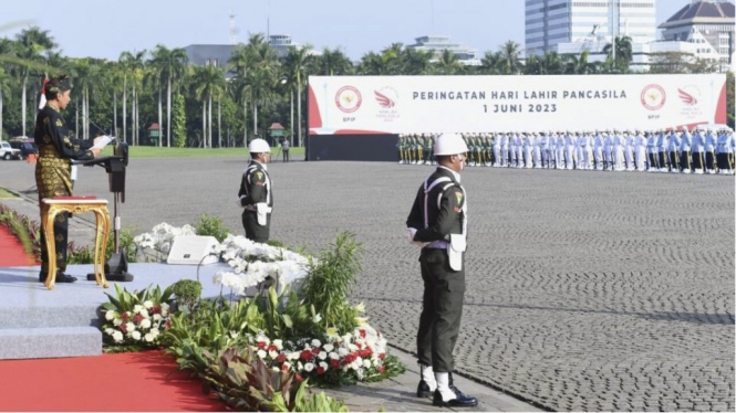 Presiden Jokowi Pimpin Upacara Hari Lahir Pancasila - Vlix.id