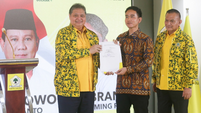 Partai Golkar Dukung Gibran Jadi Cawapres Prabowo Subianto - Vlix.id