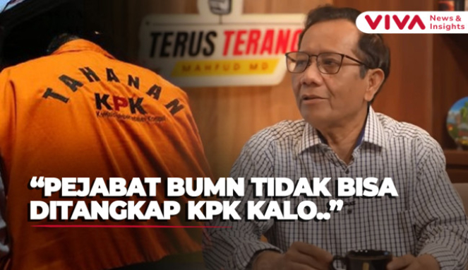 Mahfud MD Jelaskan Soal Pejabat BUMN Korupsi Tidak Ditangkap