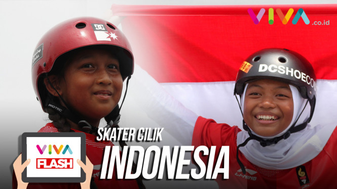 Kata Skater Cilik Indonesia Usai Rebut Medali Asian Games