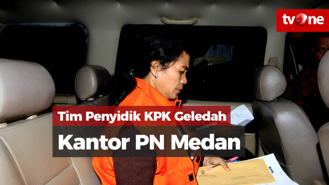 Penyidik KPK Geledah Kantor PN Medan