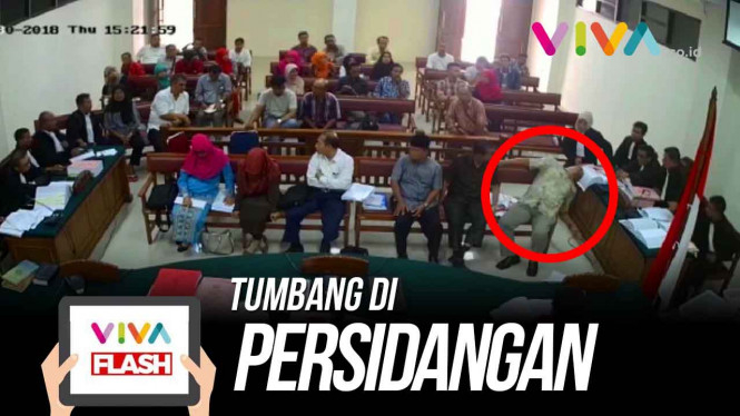 Detik-detik Guru Besar UIN Padang Tumbang Dalam Persidangan