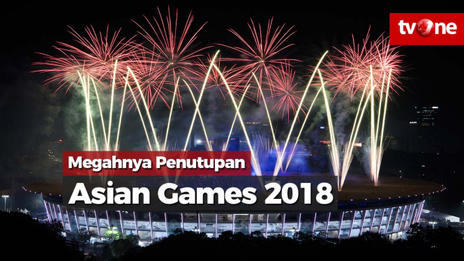 Megahnya Penutupan Asian Games 2018