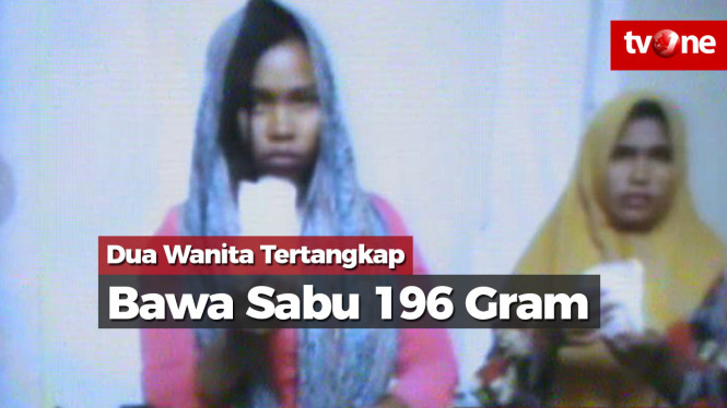 Dua Wanita Tertangkap di Bandara Bawa Sabu 196 Gram
