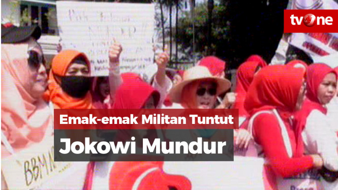 Demo di KPU: Jokowi Harus Mundur Karena Ikut Pilpres 2019