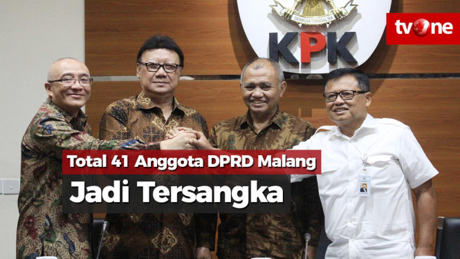 Total 41 Anggota DPRD Malang jadi Tersangka Korupsi
