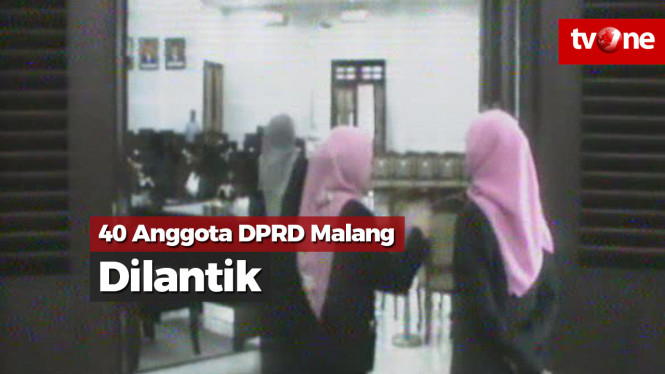 Pasca Korupsi Massal, 40 Anggota DPRD Kota Malang Dilantik