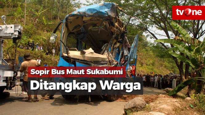 Sempat Kabur, Sopir Bus Maut Sukabumi Berhasil Ditangkap