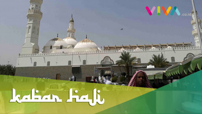 Melihat Kedalam Masjid Quba di Madinah