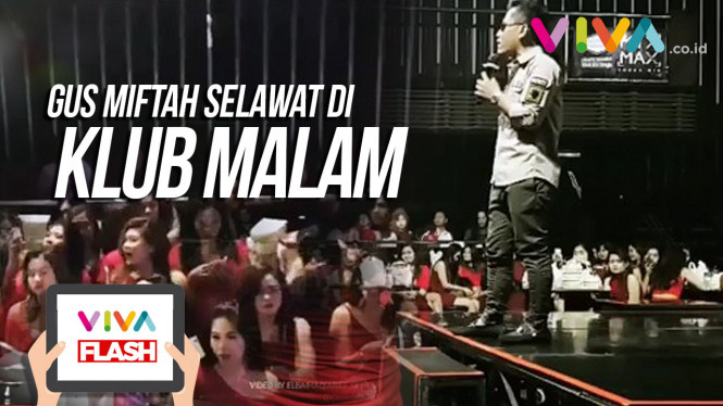 VIDEO: Gus Miftah Ajak Wanita Seksi di Klub Malam Berselawat