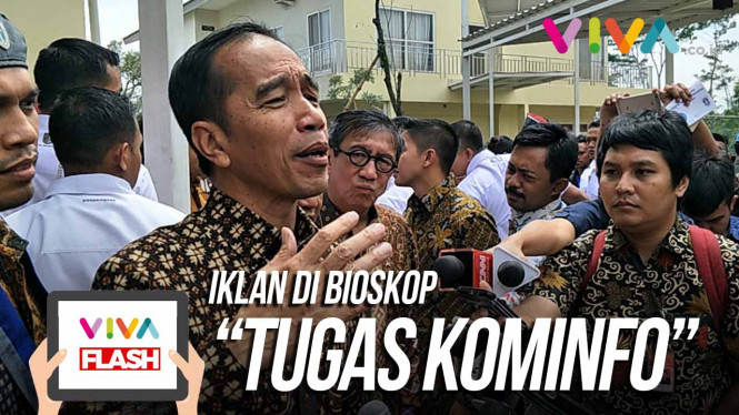 Komentar Jokowi Soal Iklan di Bioskop
