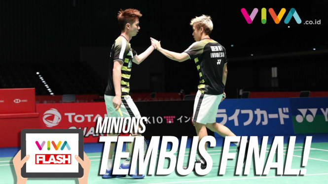 Detik-detik Kevin/Marcus Tembus Final Japan Open 2018