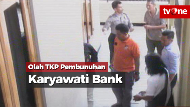 Polisi Gelar Olah TKP Tertutup Pembunuhan Karyawati Bank