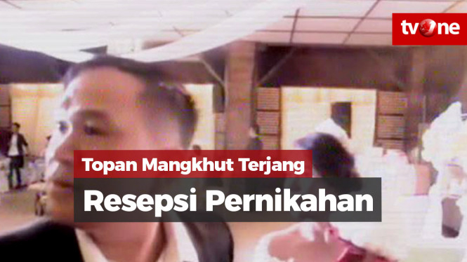 Resepsi Pernikahan Ricuh Diterjang Topan Mangkhut