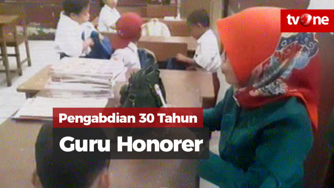 Guru Honorer, 30 Tahun Mengajar Belum Juga Jadi PNS