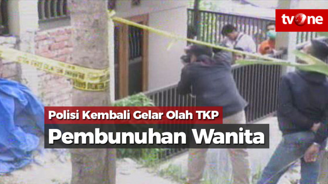 Polisi Kembali Gelar Olah TKP Pembunuhan Karyawati Bank