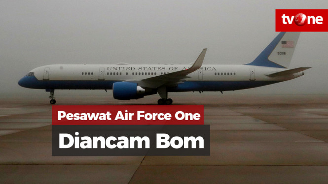 Pesawat Air Force One Diancam Bom
