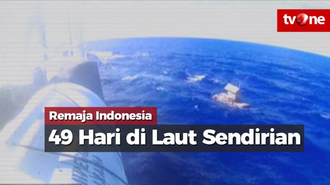 Remaja Indonesia 49 Hari Terombang-ambing di Laut Sendirian