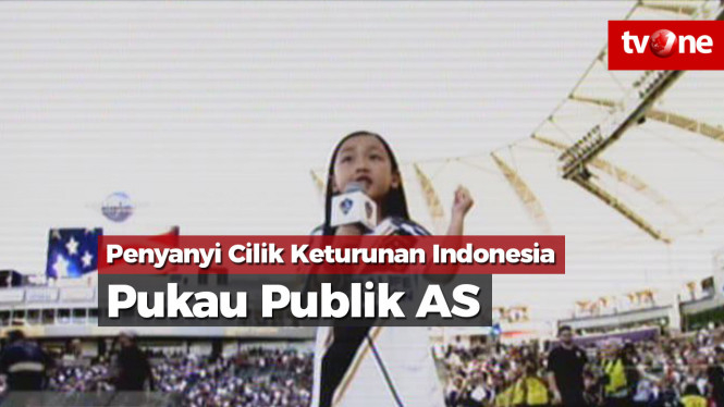 Penyanyi Cilik Keturunan Indonesia Pukau AS di LA Galaxy
