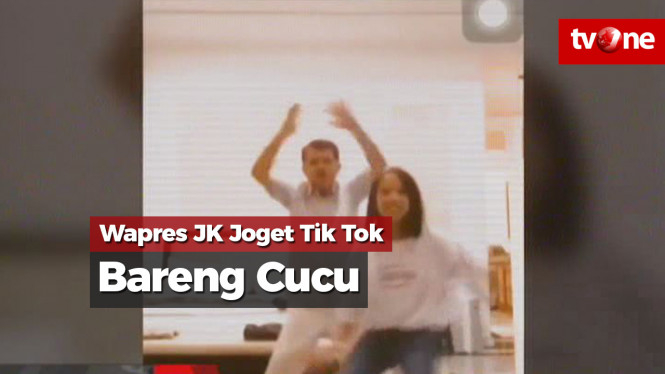 Viral, Video Wapres JK Joget Tik Tok Bareng Cucu