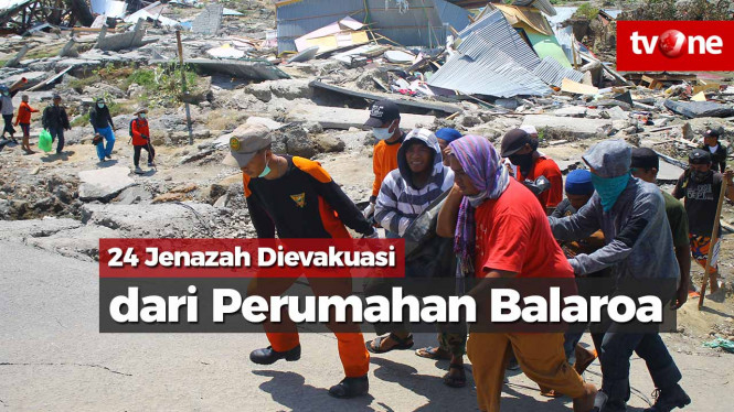 24 Jenazah Berhasil Dievakuasi dari Perumahan Balaroa