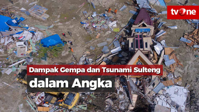 Dampak Gempa dan Tsunami Sulteng dalam Angka