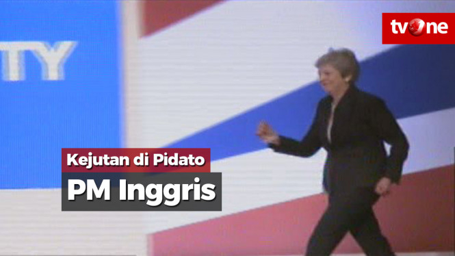 Kejutan Perdana Menteri Inggris Saat Pidato