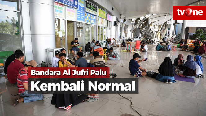 12 Hari Pasca Gempa, Bandara Al Jufri Palu Kembali Normal