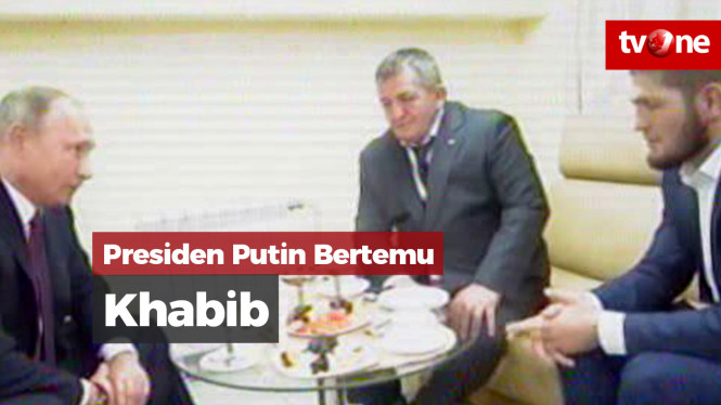 Presiden Rusia, Vladimir Putin Bertemu dengan Khabib