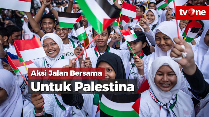 Aksi Jalan Bersama untuk Palestina